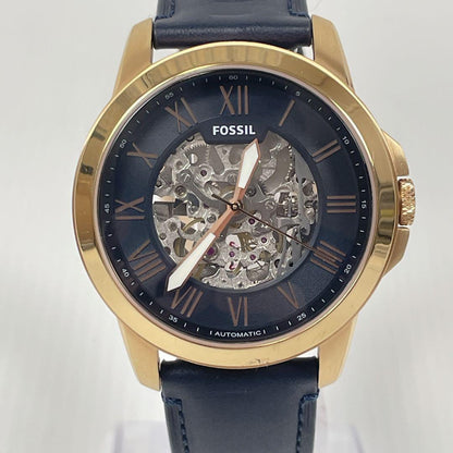 FOSSIL Skeleton Dial Back Skeleton Automatic Men's Watch — Japanese