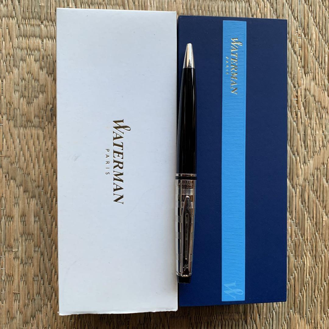 WATERMAN ballpoint pen in classic design with metal finish and smooth writing tip