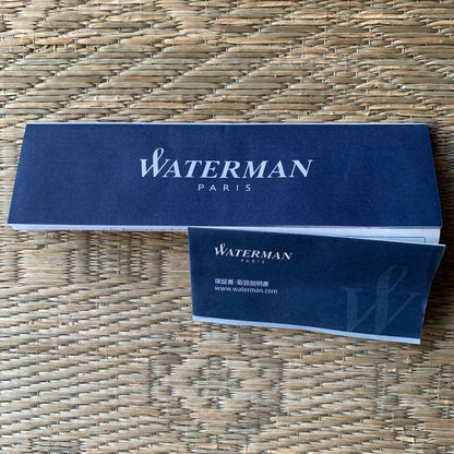 WATERMAN ballpoint pen in classic design with metal finish and smooth writing tip