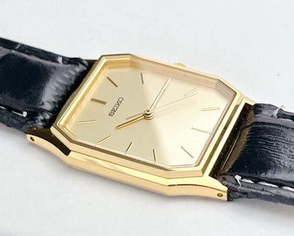 SEIKO Shario Gold Quartz Men's Watch — Japanese