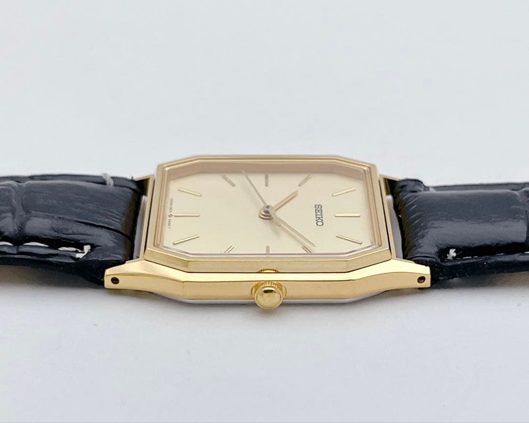 SEIKO Shario Gold Quartz Men's Watch — Japanese