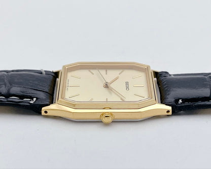 SEIKO Shario Gold Quartz Men's Watch — Japanese