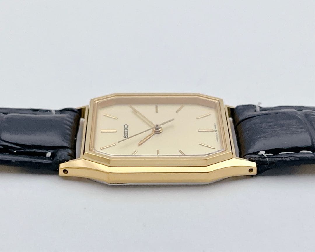 SEIKO Shario Gold Quartz Men's Watch — Japanese