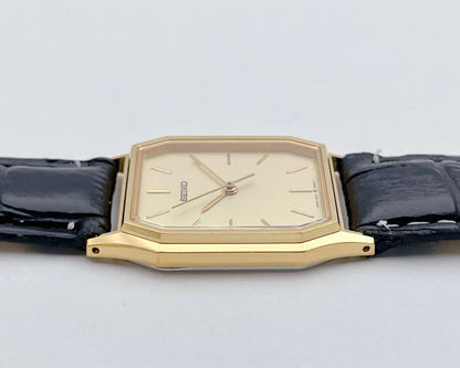 SEIKO Shario Gold Quartz Men's Watch — Japanese