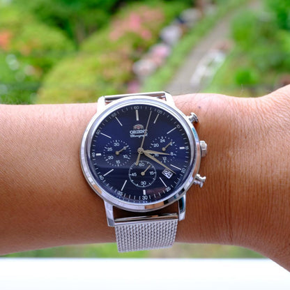 ORIENT Chronograph Quartz Men's Watch — Japanese