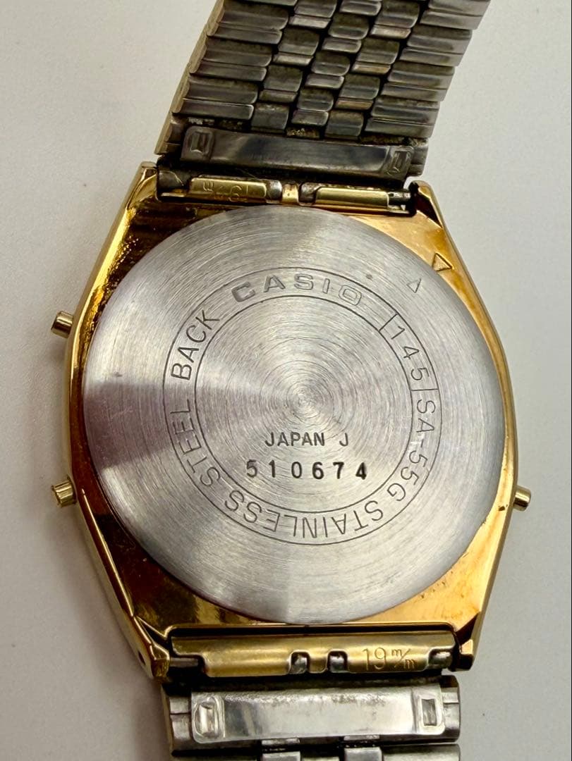 CASIO SA-55G 145 Solar Men's Watch — Japanese