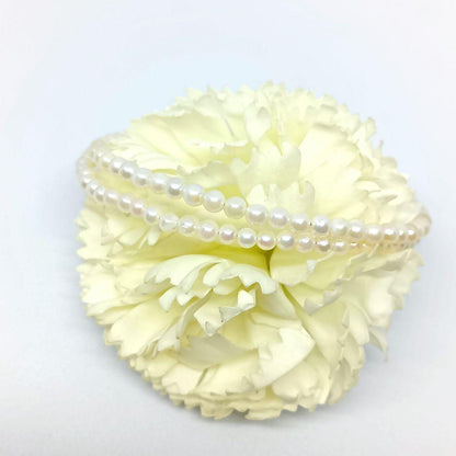 New Akoya Pearl 2.5-3mm baby pearl silver necklace with adjustable chain length up to 42 cm