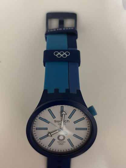 swatch BB AI BLUE Quartz Men's — Japanese