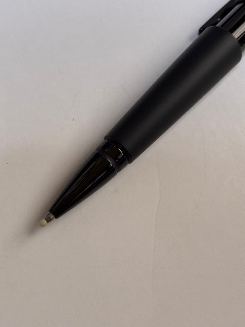 CROSS Edge Matte Black Lacquer pen shown in gift box with instruction manual and warranty card
