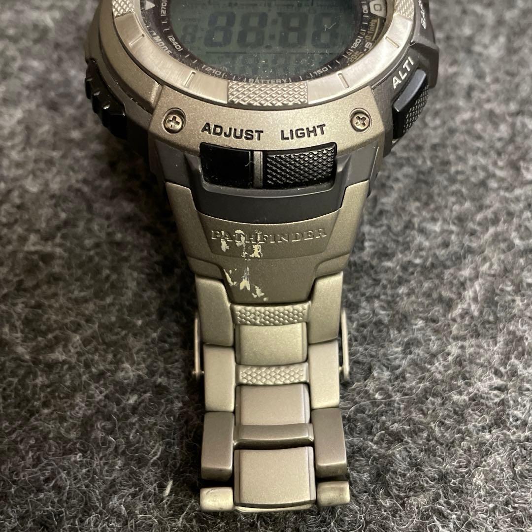 CASIO PAW-1100T Solar Men's Watch — Japanese