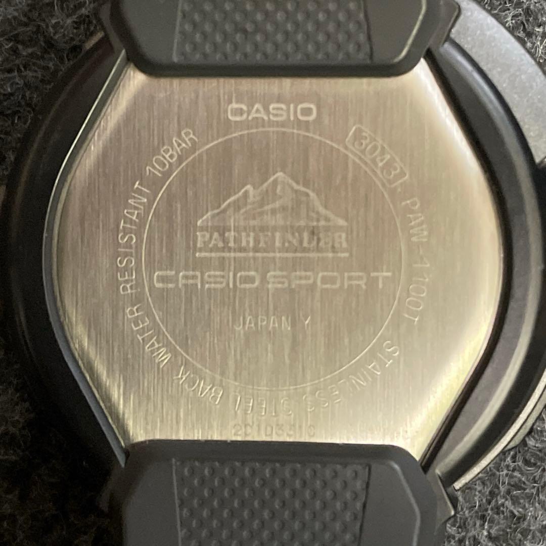 CASIO PAW-1100T Solar Men's Watch — Japanese