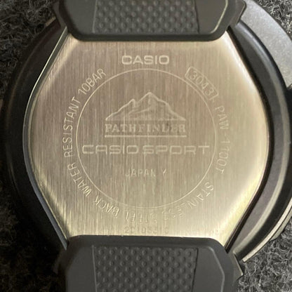 CASIO PAW-1100T Solar Men's Watch — Japanese