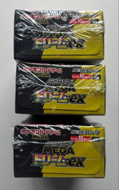 Pokemon Pokémon Card Game Mega Dream ex 3BOX Box — Japanese