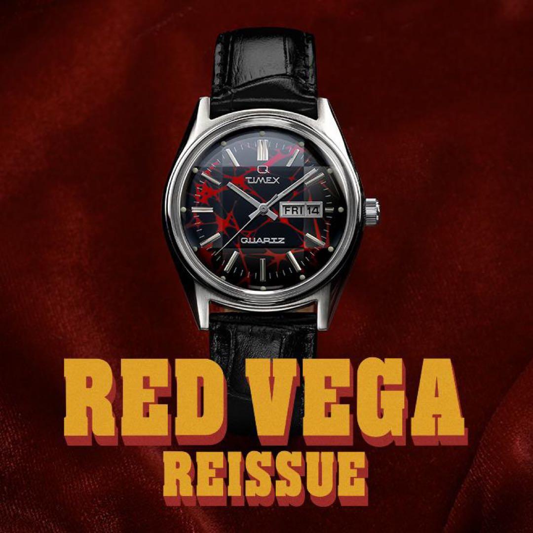 TIMEX Red Vega 1978 Revoked Quartz Men's Watch — Japanese