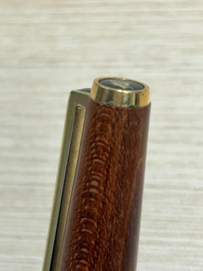 PILOT CUSTOM Fountain Pen Wood with 18K-750 tip and Brad Point, wooden body with engraving, showing minor wear