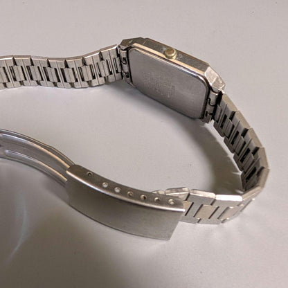 SEIKO クロノス レクタンギュラー Quartz Men's Watch — Japanese