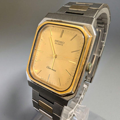 SEIKO クロノス レクタンギュラー Quartz Men's Watch — Japanese