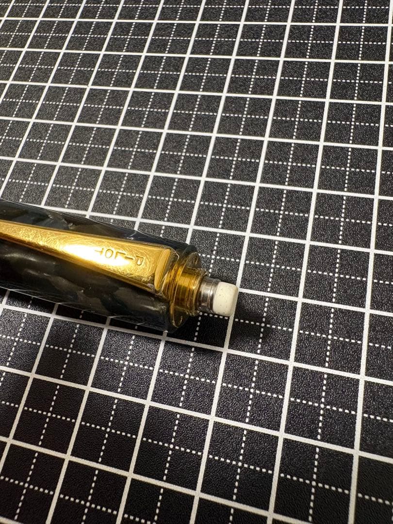 PILOT Regency multi-function ballpoint pen with metal body and visible scratch on the middle ring