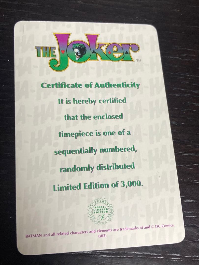 FOSSIL JOKER 3000LTD Digital Men's Watch — Japanese