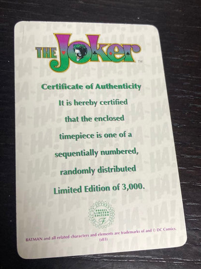 FOSSIL JOKER 3000LTD Digital Men's Watch — Japanese