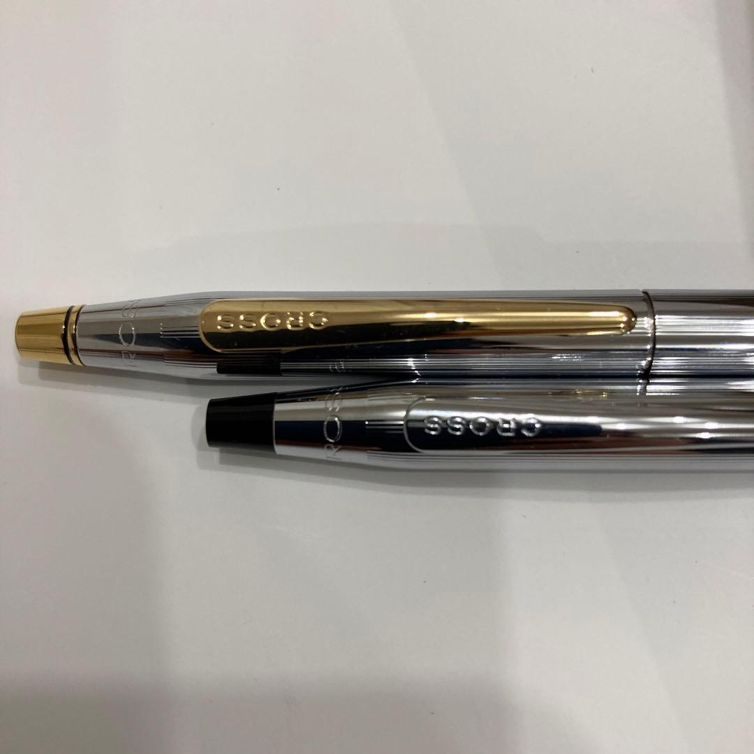 Kuro Twist Ballpoint Pen Classic Century set of 2 in gold and silver with included box