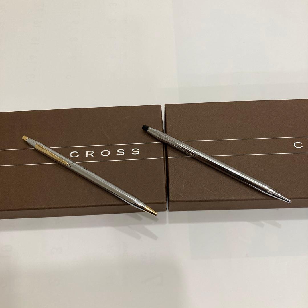 Kuro Twist Ballpoint Pen Classic Century set of 2 in gold and silver with included box