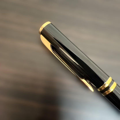 WATERMAN ballpoint pen with rotating mechanism and refillable ink shown on white background