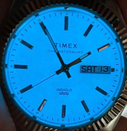 TIMEX Waterbury 36mm Blue Quartz Men's Watch — Japanese