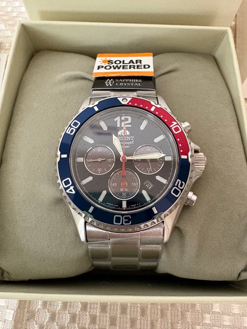 ORIENT RN-TX0201L Solar Men's Watch — Japanese