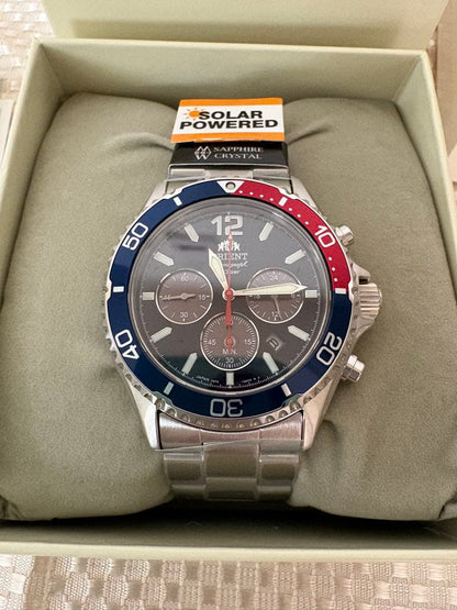 ORIENT RN-TX0201L Solar Men's Watch — Japanese