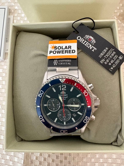 ORIENT RN-TX0201L Solar Men's Watch — Japanese