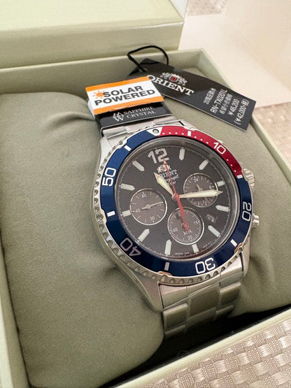 ORIENT RN-TX0201L Solar Men's Watch — Japanese
