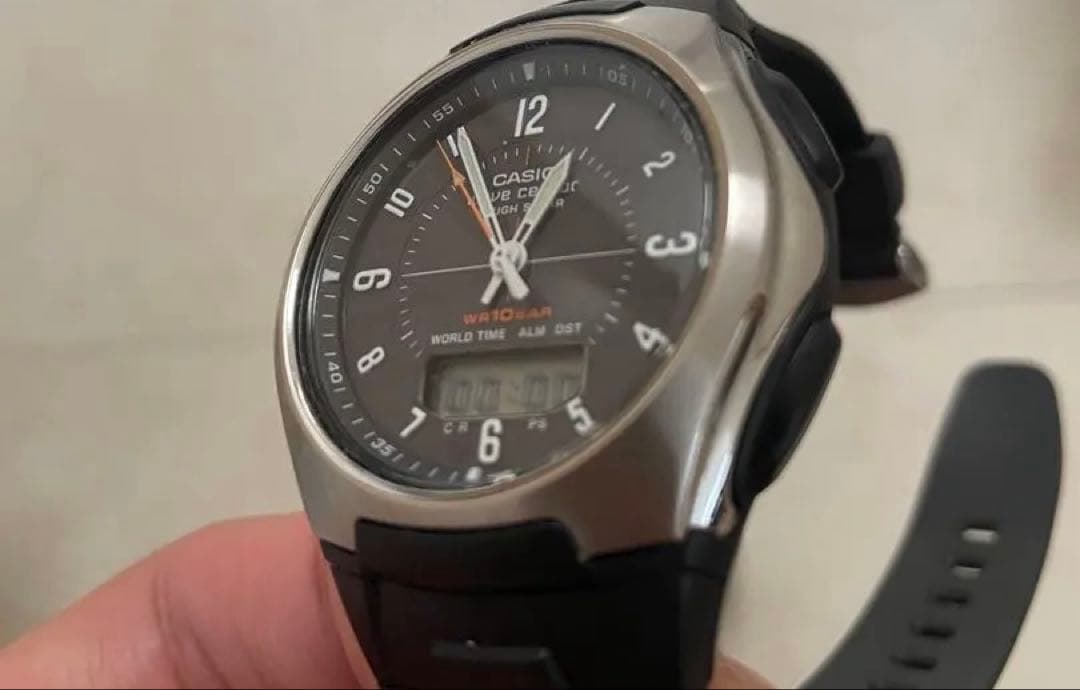 CASIO WVA-430J Solar Men's Watch — Japanese