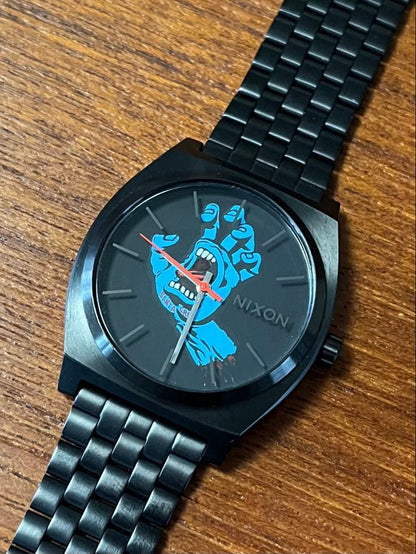 NIXON Santa Cruz Scrim Hand Time Teller Black Men's Watch — Japanese