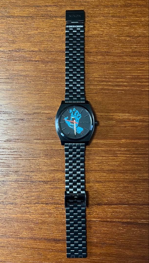 NIXON Santa Cruz Scrim Hand Time Teller Black Men's Watch — Japanese