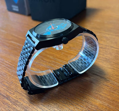 NIXON Santa Cruz Scrim Hand Time Teller Black Men's Watch — Japanese