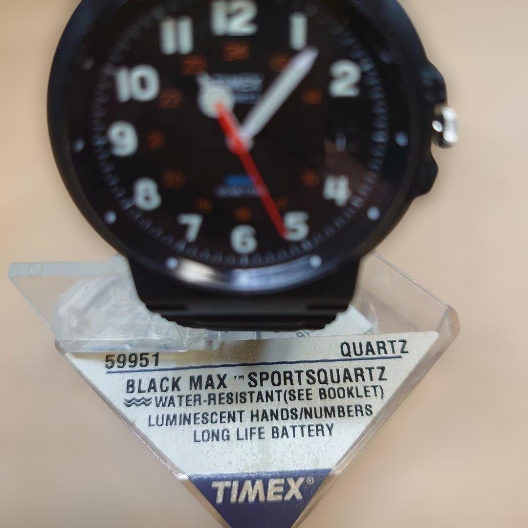 TIMEX Black Max Sportsquartz 1990s Men's Watch — Japanese