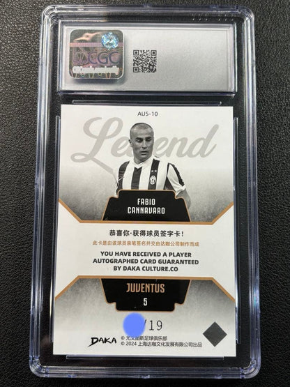Cannavaro On-Card Autograph Juventus — Japanese