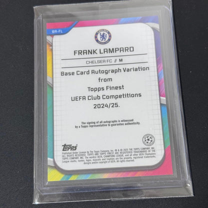 Topps Finest Frank Lampard Auto — Japanese