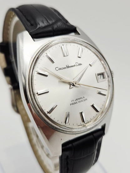 Citizen Homa Date 17 Jewels Manual Men's Watch — Japanese