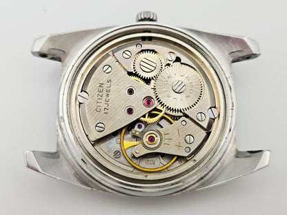 Citizen Homa Date 17 Jewels Manual Men's Watch — Japanese