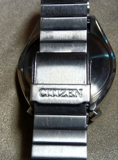Citizen Tsunokrono Panda Date Quartz Men's Watch — Japanese