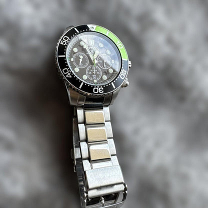 SEIKO Prospex Diver Chronograph Limited Solar Men's Watch — Japanese