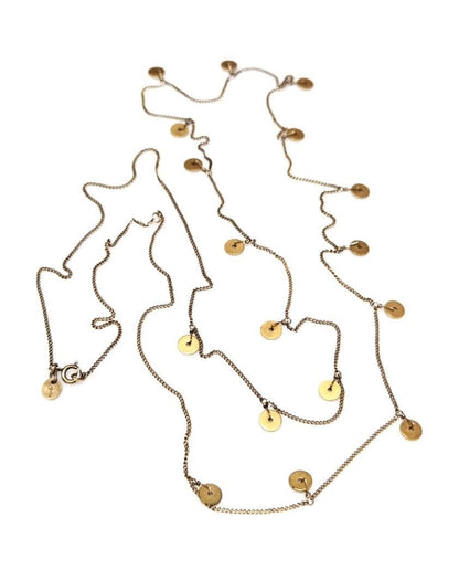 Agete silver long necklace model 42565 approximately 100 centimeters length