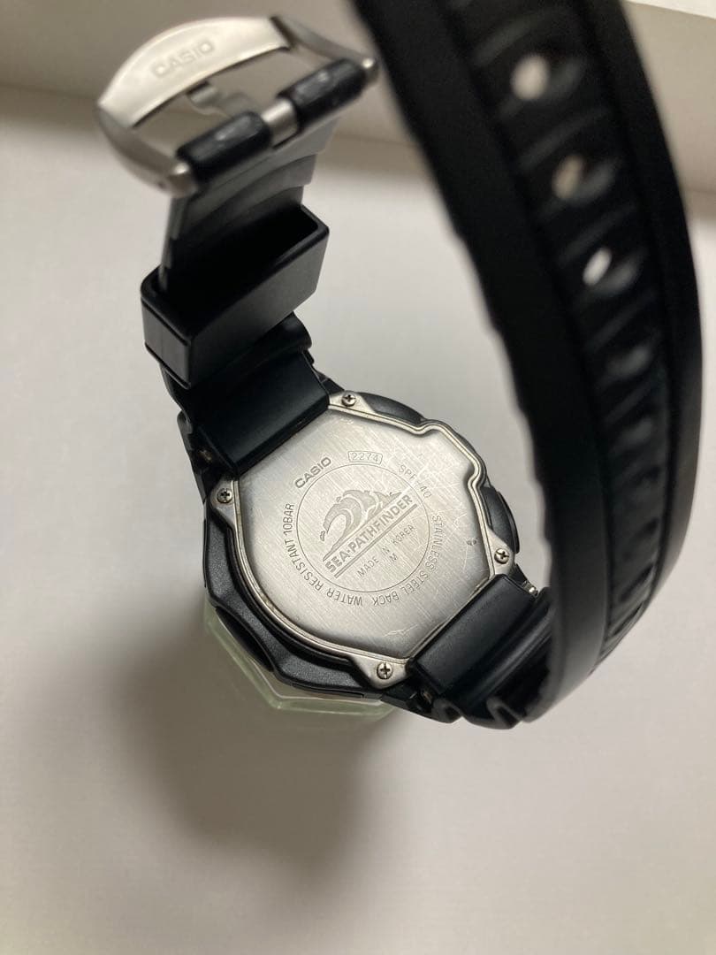 CASIO SEA PATHFINDER Digital Men's Watch — Japanese