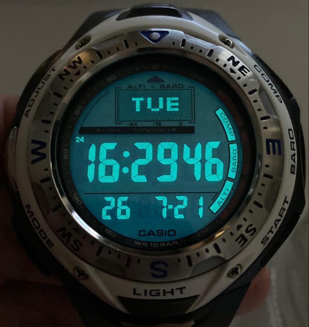 CASIO SEA PATHFINDER Digital Men's Watch — Japanese
