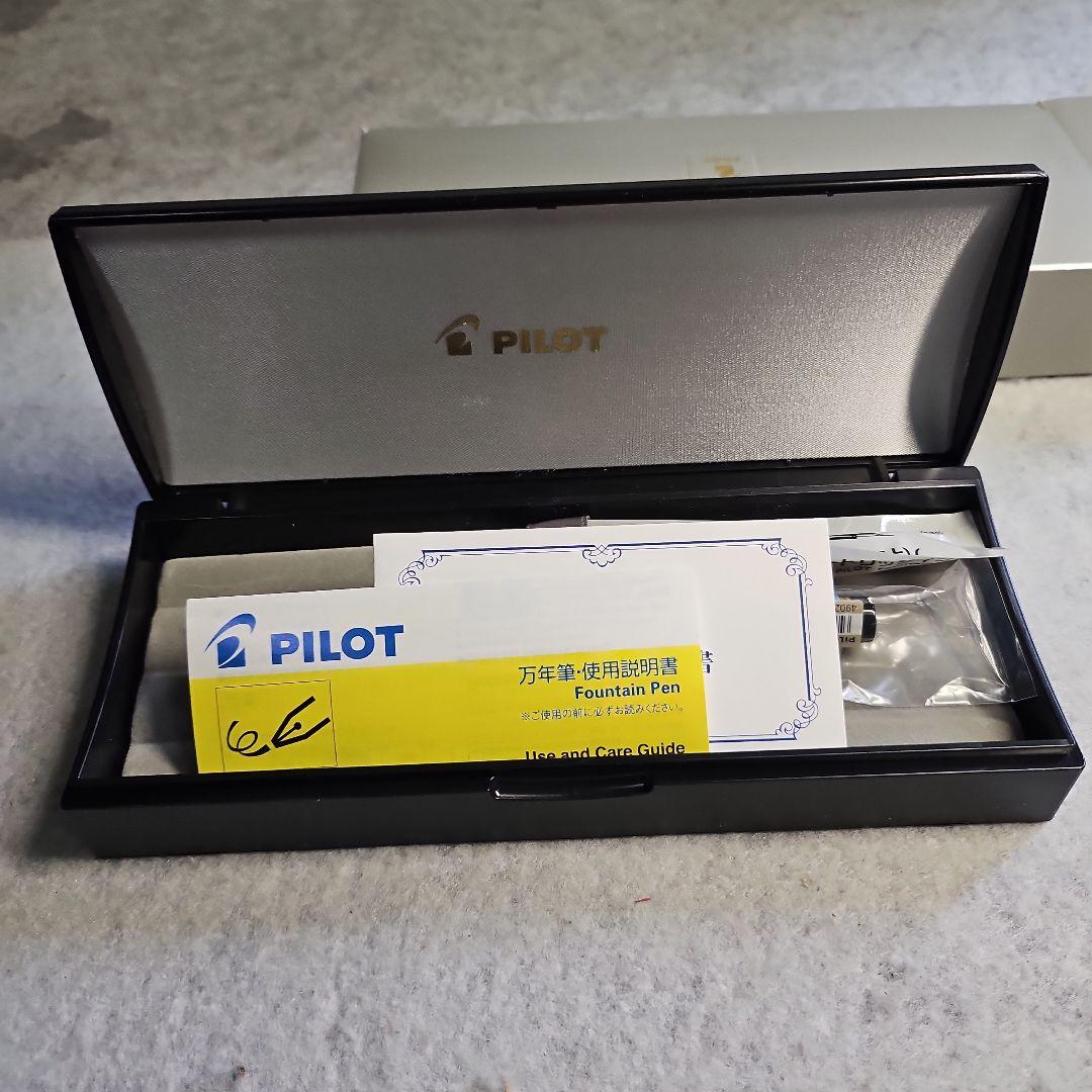 PILOT Fountain Pen FGRC-12SR-PLEF with sleek design and polished finish shown from front angle