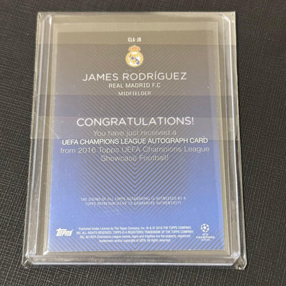 James Rodríguez Signed Card 2016 — Japanese