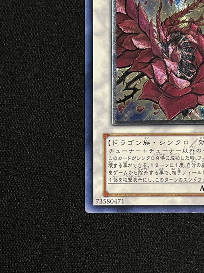 Yu-Gi-Oh Black Rose Dragon Relief — Japanese