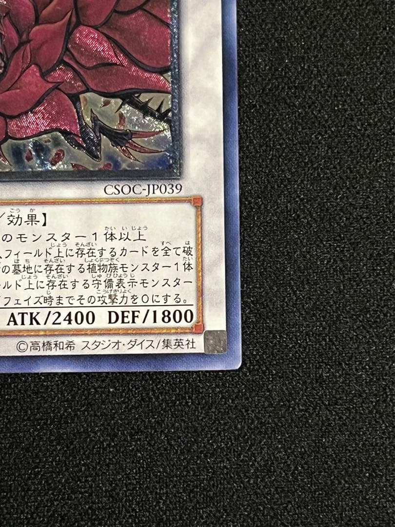 Yu-Gi-Oh Black Rose Dragon Relief — Japanese